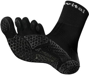 アクティバイタル フットサポーター 5本指ソックス ブラック・L-LL(26.0-29.0cm) HRD1066-BL-L-LL ACTIVITAL PROファイブ プロファイブ