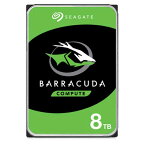 Seagate（シーゲイト） BarraCuda 3.5インチ 内蔵ハードディスク 8TB　SATA6Gb/s キャッシュ256MB 5400RPM SMR ST8000DM004