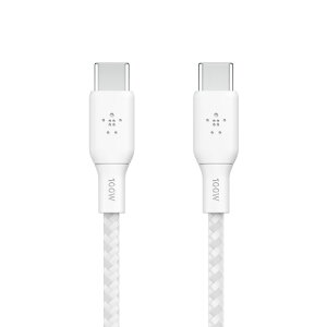 BELKIN BOOST��CHARGE USB-C to USB-C�P�[�u�� 100W 2m(�z���C�g) CAB014BT2MWH