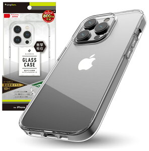�g���j�e�B iPhone 14 Pro�p �w�ʃK���X�P�[�X GLASSICA(�N���A) Simplism(�V���v���Y��) TR-IP22M3-CGC-CCCL