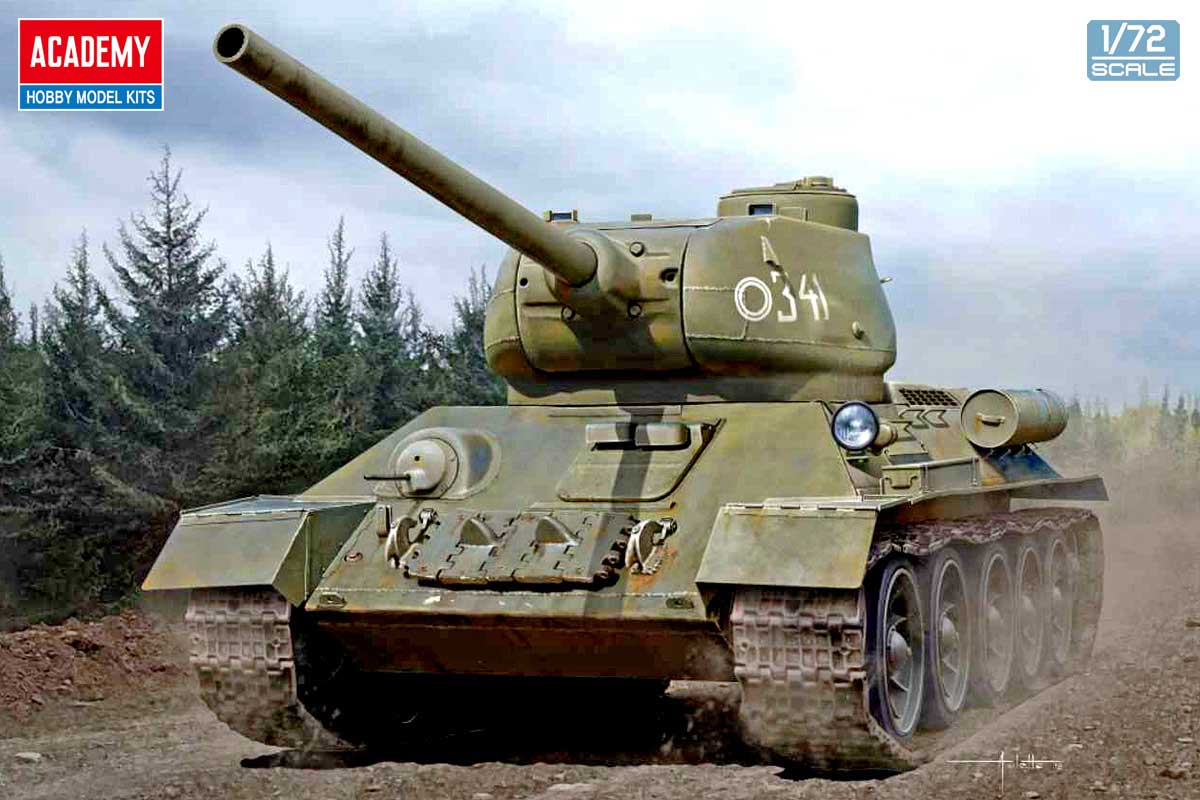 アカデミー 72 T-34-85中戦車 プラモデル