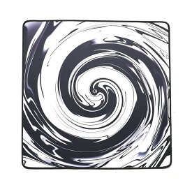 Gamesense（ゲームセンス） ゲーミングマウスパッド 500×500×3mm（ブラック×ホワイト） Radar Mousepad Black White L 3mm MPRADARBLACKWHITEL