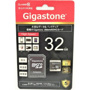 GigastonebMKXg[ microSDHC[J[h 32GB Class10 GJM10/32G