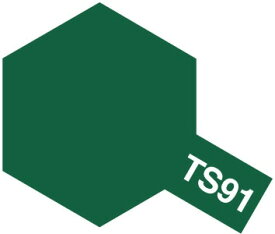 タミヤ タミヤスプレー TS-91 濃緑色（陸上自衛隊）【85091】 塗料