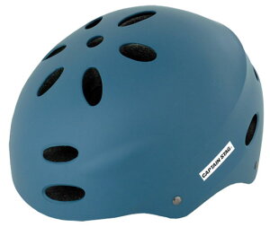 キャプテンスタッグ 子供用ヘルメット【対象サイズ:54〜56cm未満】(マットダークブルー) Y-6549 CAPTAIN STAG cerf