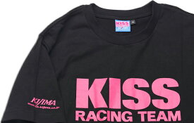 K1345B06 キジマ KISSレーシングチーム Tシャツ　（ブラック　M） KIJIMA