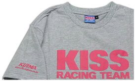 K1345G06 キジマ KISSレーシングチーム Tシャツ　（グレー M） KIJIMA