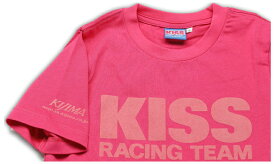 K1345P06 キジマ KISSレーシングチーム Tシャツ　（ピンク M） KIJIMA
