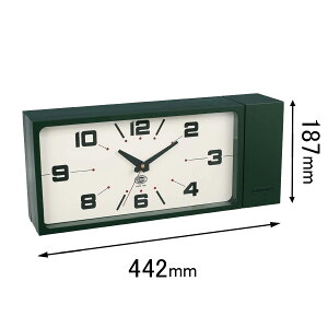 _g yʎvz|v DULTON DOUBLE FACE CLOCK RECTANGLE D.GREEN _u tFCX NbN N^O H21-0362DGN [H210362DGN]yԕiAz