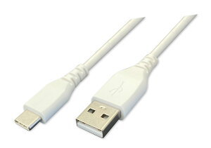 �g�b�v�����h USB Type-C �\�t�g���x�P�[�u�� 2m�i�z���C�g�j TOPLAND CHCS20-WT