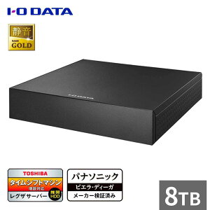 ACEI[Ef[^@bI-O DATA USB3.2(Gen1) 24ԘA^Ή ÉGOLD ^pn[hfBXN 8TB AVHD-US8