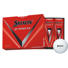 SRIXON-ZSXV8-WH12P ダンロップ　スリクソン スリクソン Z-STAR XV 　Zスター　XV　ゴルフボール 1ダース 12個入り（ホワイト） DUNLOP SRIXON