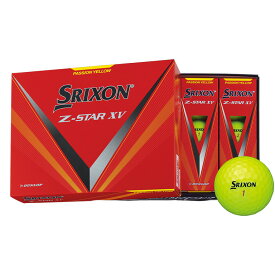 SRIXON-ZSXV8-YEL12P ダンロップ　スリクソン スリクソン Z-STAR XV 　ZスターXV　ゴルフボール 1ダース 12個入り（プレミアムパッションイエロー） DUNLOP SRIXON