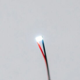 ハイキューパーツ 配線済超小型LEDランプ ホワイト (2個入) 【LEDS-WHI】