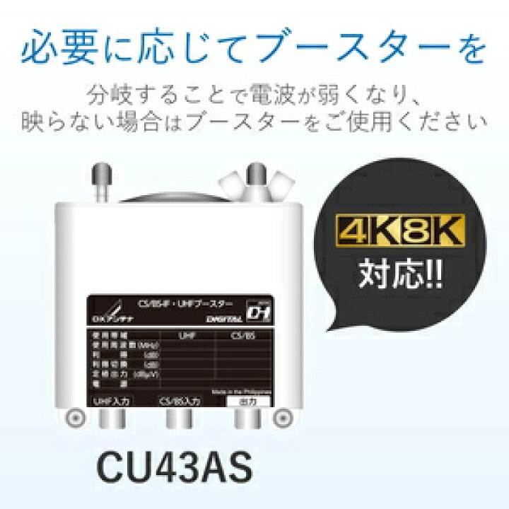 メーカー直売 DXアンテナ 4分配器8K対応 4DMS P broadcastrf.com