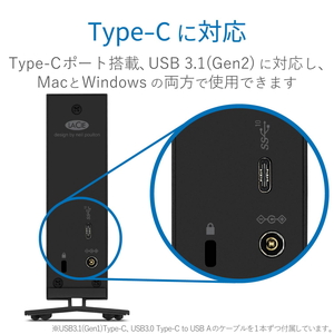 LaCie（ラシー） USB3.1(Gen2)対応 外付けハードディスク 10.0TB LaCie d2 Professional STHA10000800