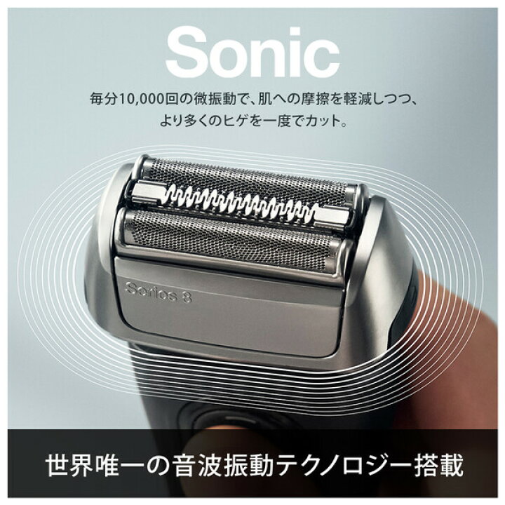 楽天市場】ブラウン メンズシェーバー［電気シェーバー］【3枚刃 