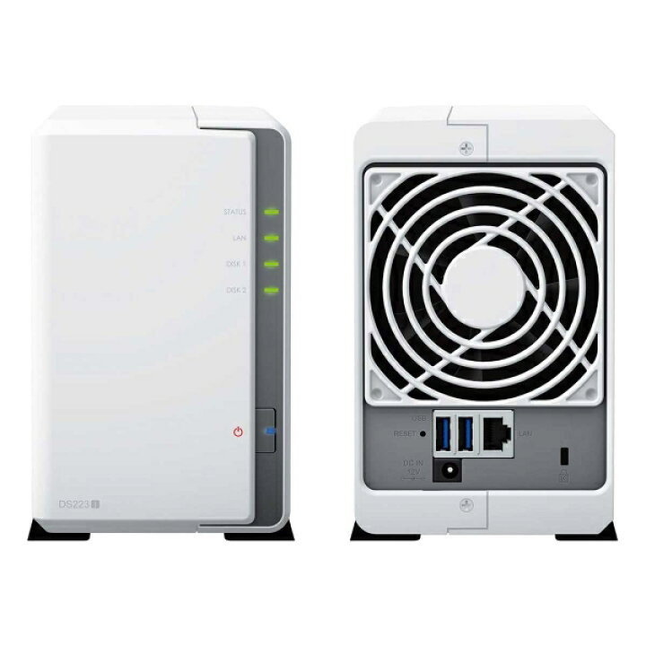 楽天市場】Synology（シノロジー） DiskStation DS223j 2ベイNASキット 
