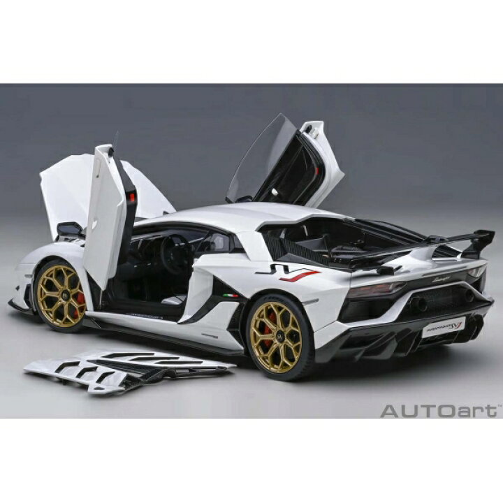 楽天市場】オートアート 1/18 ランボルギーニ アヴェンタドール SVJ 