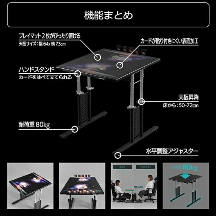 楽天市場】バウヒュッテ デュエルデスク（ブラック） BHD-640DM-BK 
