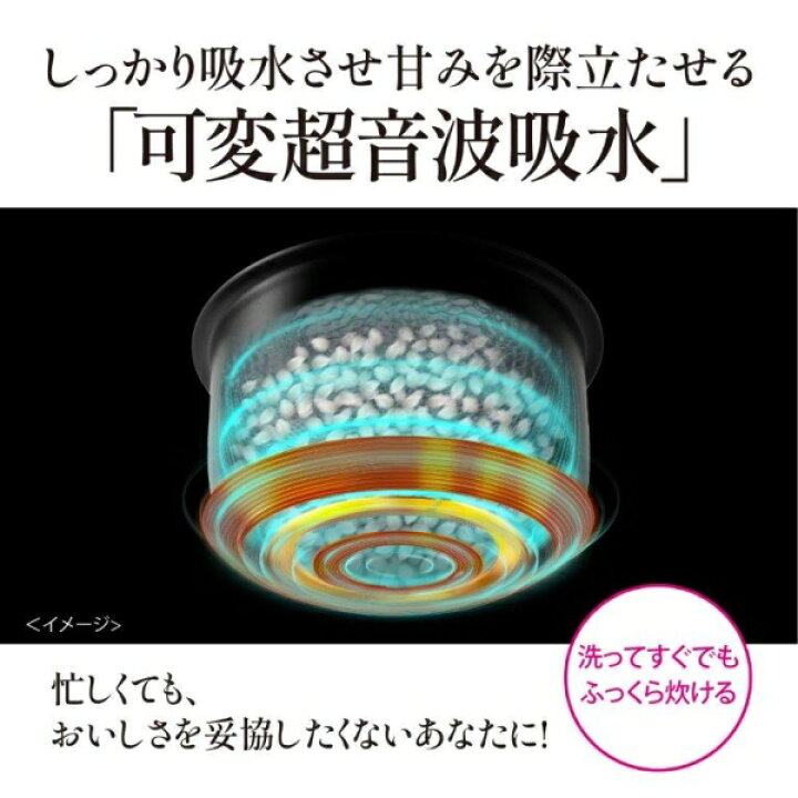 楽天市場】三菱 IHジャー炊飯器（5.5合炊き） ピュアホワイト NJ-S10GJ 