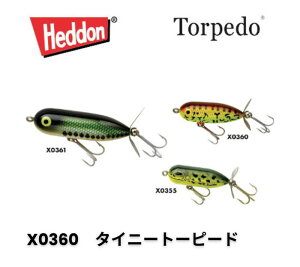 HEDDON �w�h�� Tiny Torpedo �^�C�j�[�g�[�s�[�h�@X0360