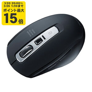 Bluetooth 5.0 �u���[LED�}�E�X �T�����T�v���C�yMA-BTBL162BK�z[SAN]