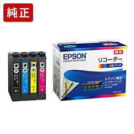 純正インク エプソン RDH-4CL リコーダー 4色パック インクカートリッジ EPSON[SEI]【ゆうパケット対応不可】