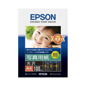 EPSON 写真用紙[光沢](A4/100枚) エプソン KA4100PSKR 純正用紙[SEI]