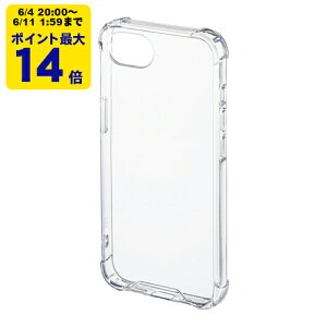 Apple iPhone 16e�p�ϏՌ��P�[�X(����)�yPDA-IPH028CL�z�T�����T�v���C [SAN]