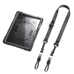 iPad10.9�C���`�p�O�ʕی�t�B���^�[�t�ϏՌ��P�[�X�i�u���b�N�j�yPDA-IPAD1920BK�z�T�����T�v���C [SAN]