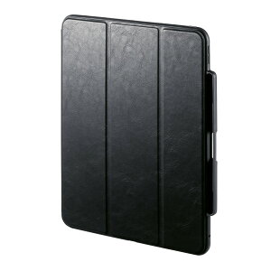 iPad Pro 13�C���`�iM4/2024�j�p�^�b�`�y�����[�|�P�b�g�t���P�[�X�i�u���b�N�j�yPDA-IPAD2014BK�z�T�����T�v���C [SAN]