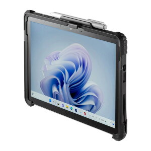 Surface Go 1�`4�p�ϏՌ��P�[�X�iW190.73×D20.14×H261.27mm�E�u���b�N�j�yPDA-SF11BK�z�T�����T�v���C [SAN]