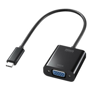 USB Type C-VGAϊA_v^ DisplayPort AltmodeɑΉType-C|[gVGA(~jD-sub15pin)ɕϊfo͂łϊA_v^ByAD-ALCV02zTTvC [SAN]