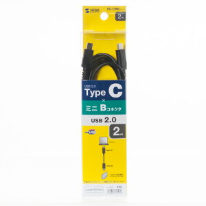 USB2.0TypeC-miniBP[u USB@^CvCUSB2.0@miniBRlN^USB2.0P[u@2m@ubN@USBF؎擾iyKU-CMB20zTTvC [SAN]