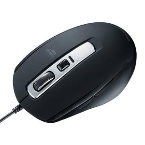 �É��L���u���[LED�}�E�X�i5�{�^���j �T�����T�v���C�yMA-BL163BK�z[SAN]