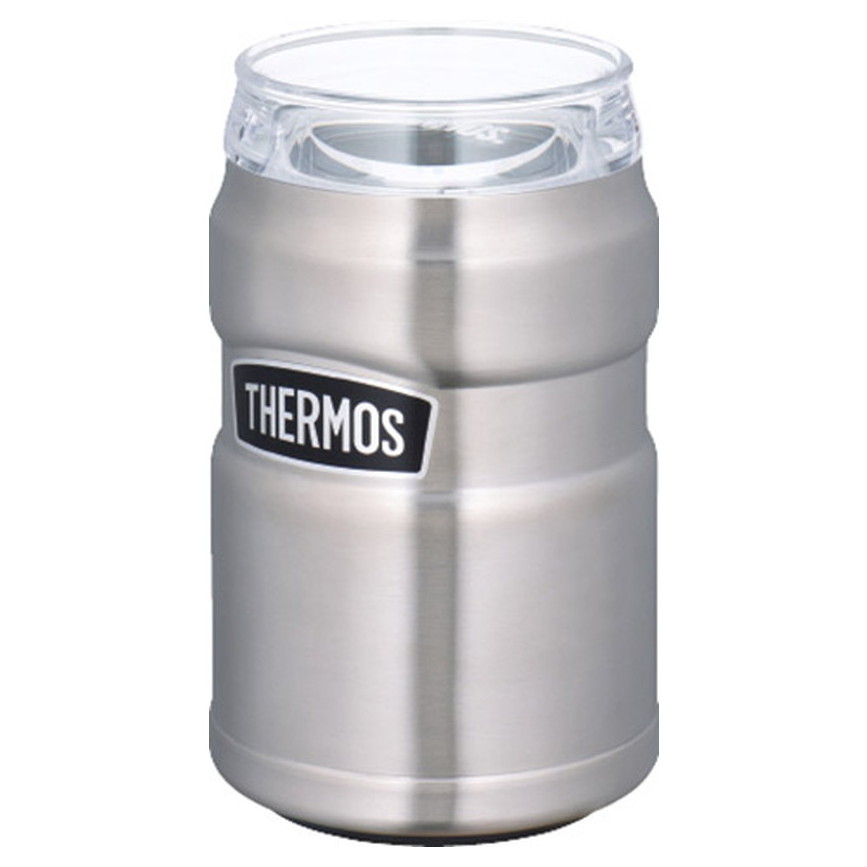 サーモス ROD-002 保冷缶ホルダー ステンレス    ボトル THERMOS