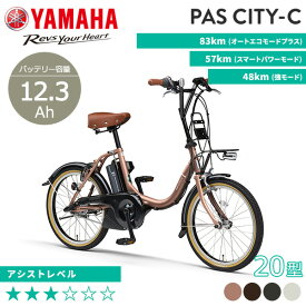 電動自転車 電動アシスト自転車 YAMAHA ヤマハ PAS CITY-C パス シティ シー PA20CC 20インチ 2023