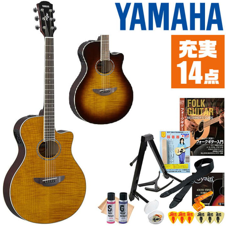 楽天市場】アコースティックギター 初心者セット ヤマハ APX600FM 入門 