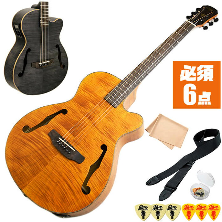 楽天市場】アコースティックギター 初心者セット エレアコ Aria FET-F2 