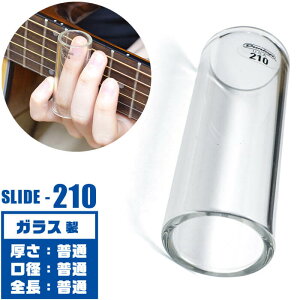 �X���C�h�o�[ �{�g���l�b�N Jim Dunlop 210 Medium Glass Slides �W���_�����b�v �����K���X��