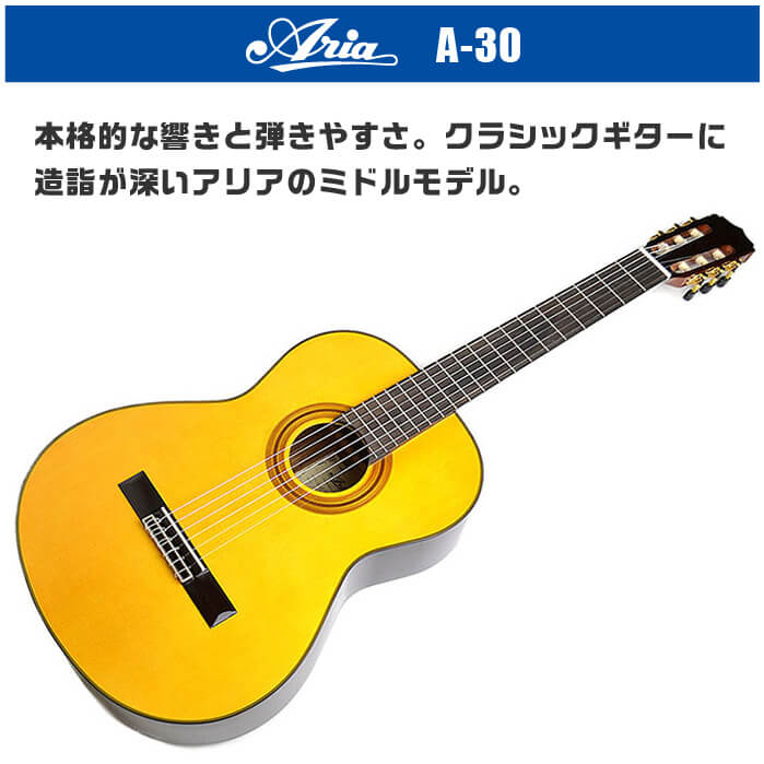 Aria クラシックギター A-30-