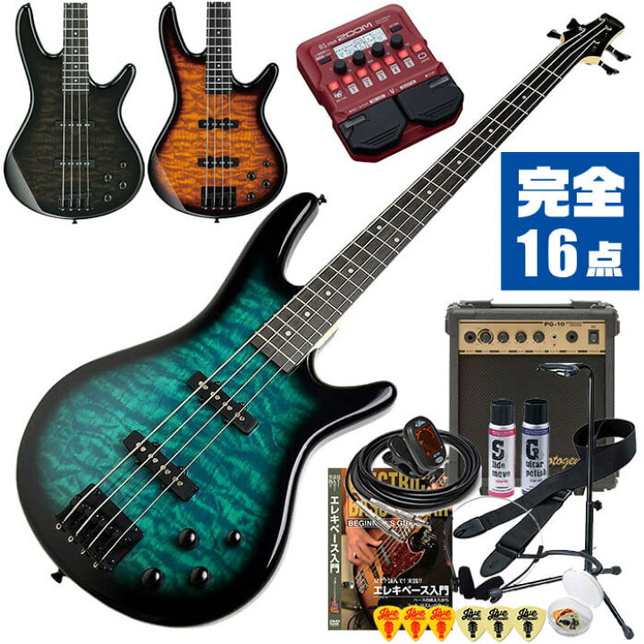 楽天市場】ベース 初心者セット Ibanez GSR280QA 入門 (ズーム マルチ 