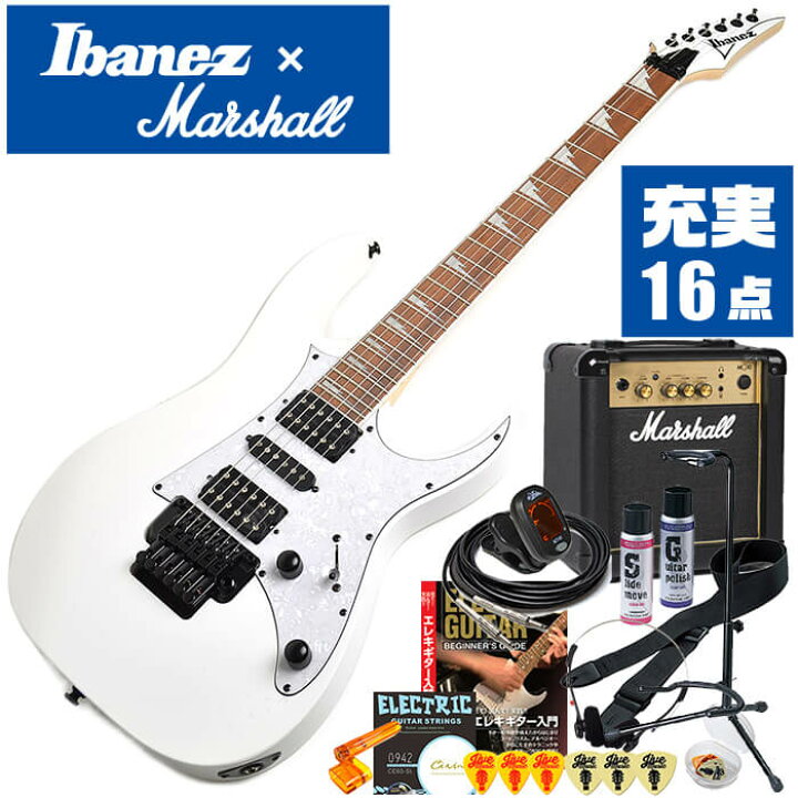楽天市場】エレキギター 初心者セット Ibanez RG350DXZ WH 入門 
