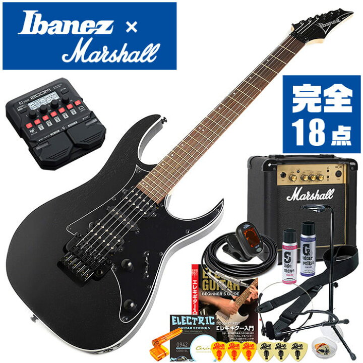 楽天市場】エレキギター 初心者セット Ibanez RG350ZB WK 入門 (ズーム  