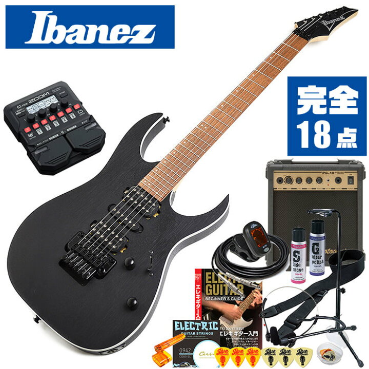 楽天市場】エレキギター 初心者セット Ibanez RG370ZB WK 入門 (ズーム 