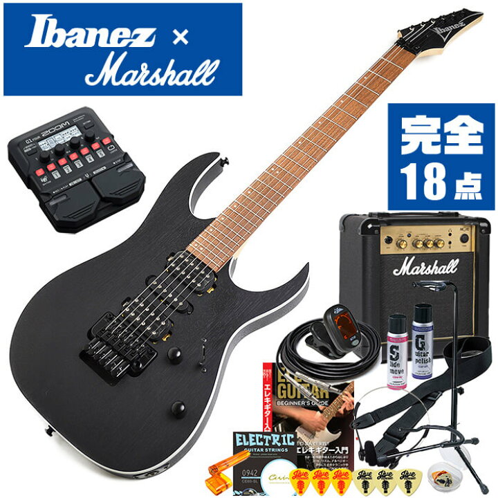 楽天市場】エレキギター 初心者セット Ibanez RG370ZB WK 入門 (ズーム 
