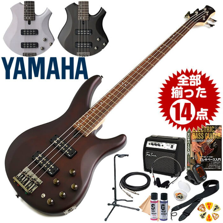 楽天市場】エレキベース 初心者セット 14点 ヤマハ TRBX504 (YAMAHA 
