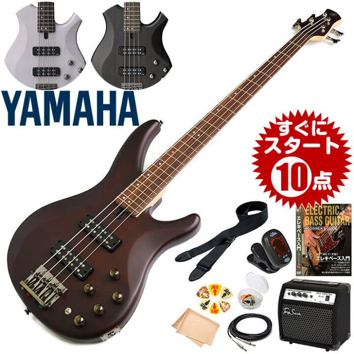 楽天市場】エレキベース 初心者セット 10点 ヤマハ TRBX504 (YAMAHA 