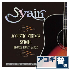 アコースティックギター 弦 S.ヤイリ SY-1000L S.yairi ギター 弦 ブロンズ ライト